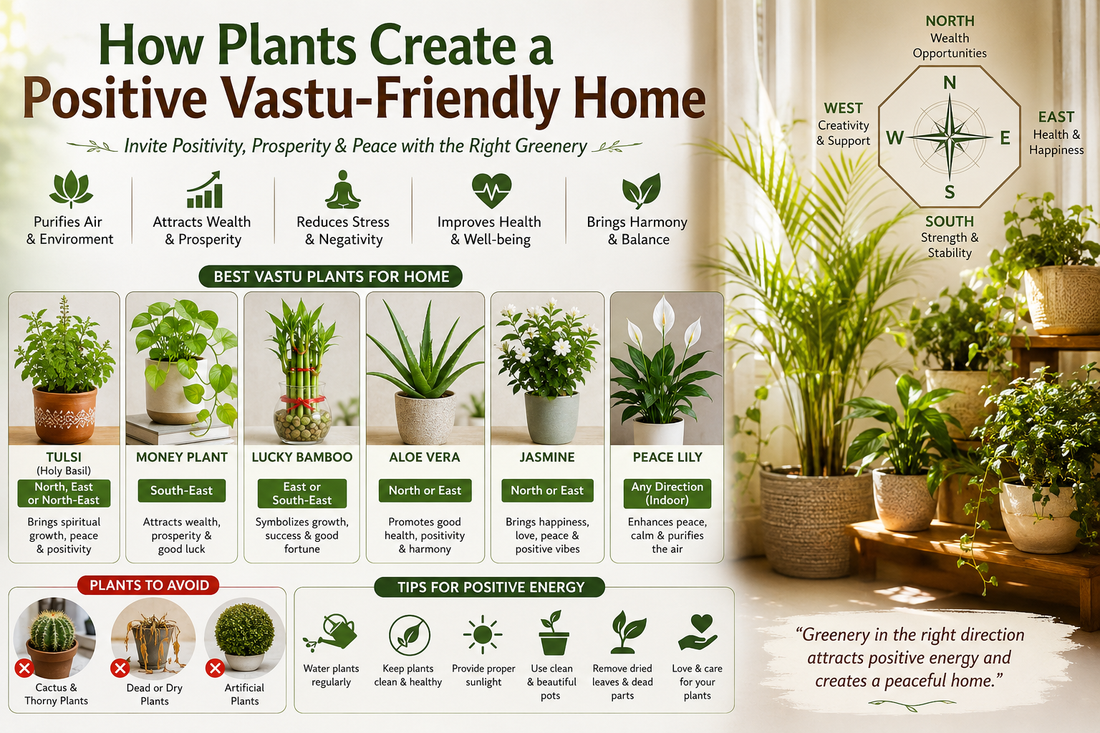 Plants and planters for a positive Vastu-friendly home
