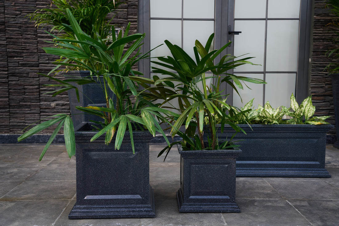 Greenri Legacy planter for indoor and outdoor planter comparison