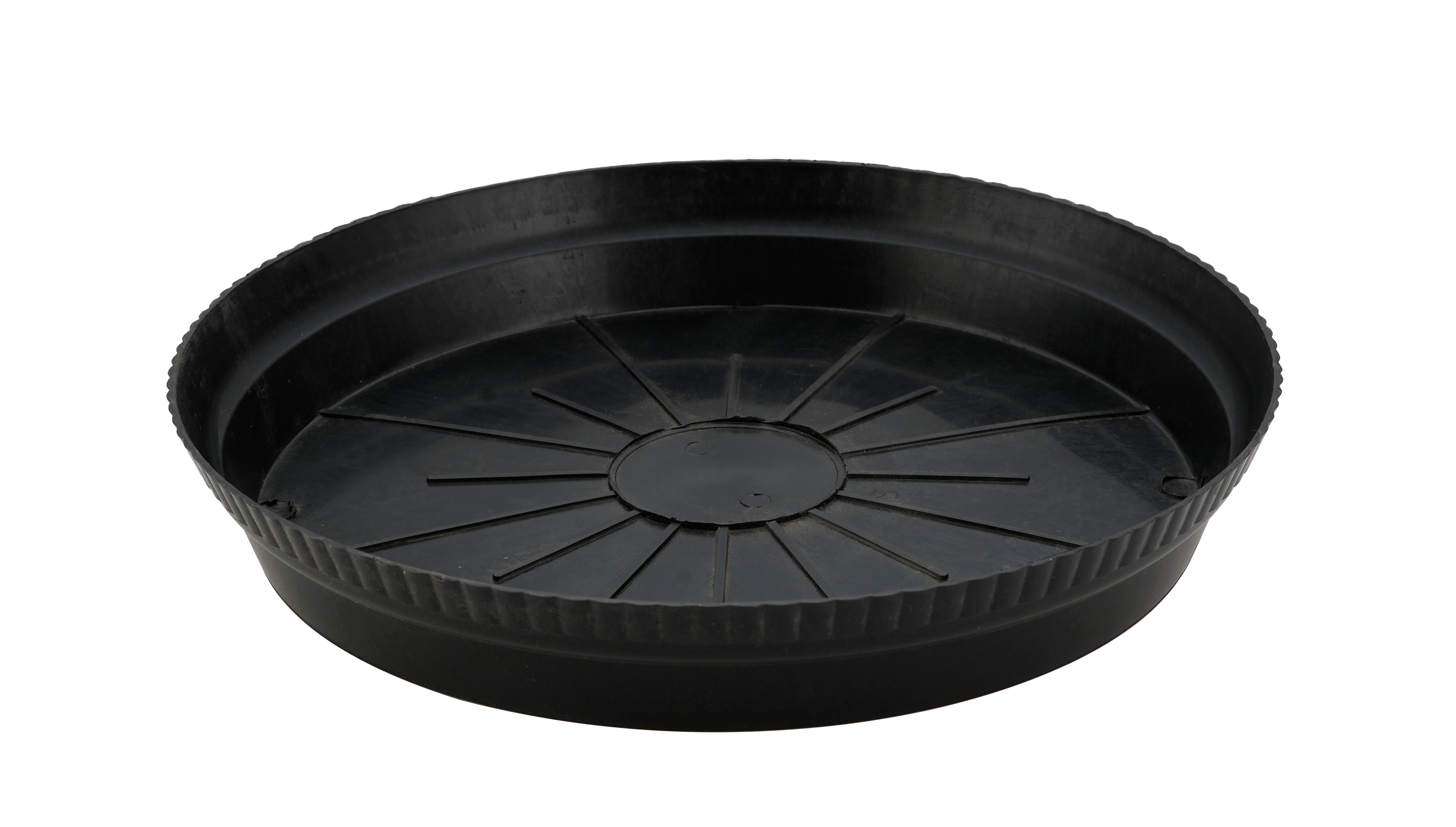 Planter Round Plates BLACK