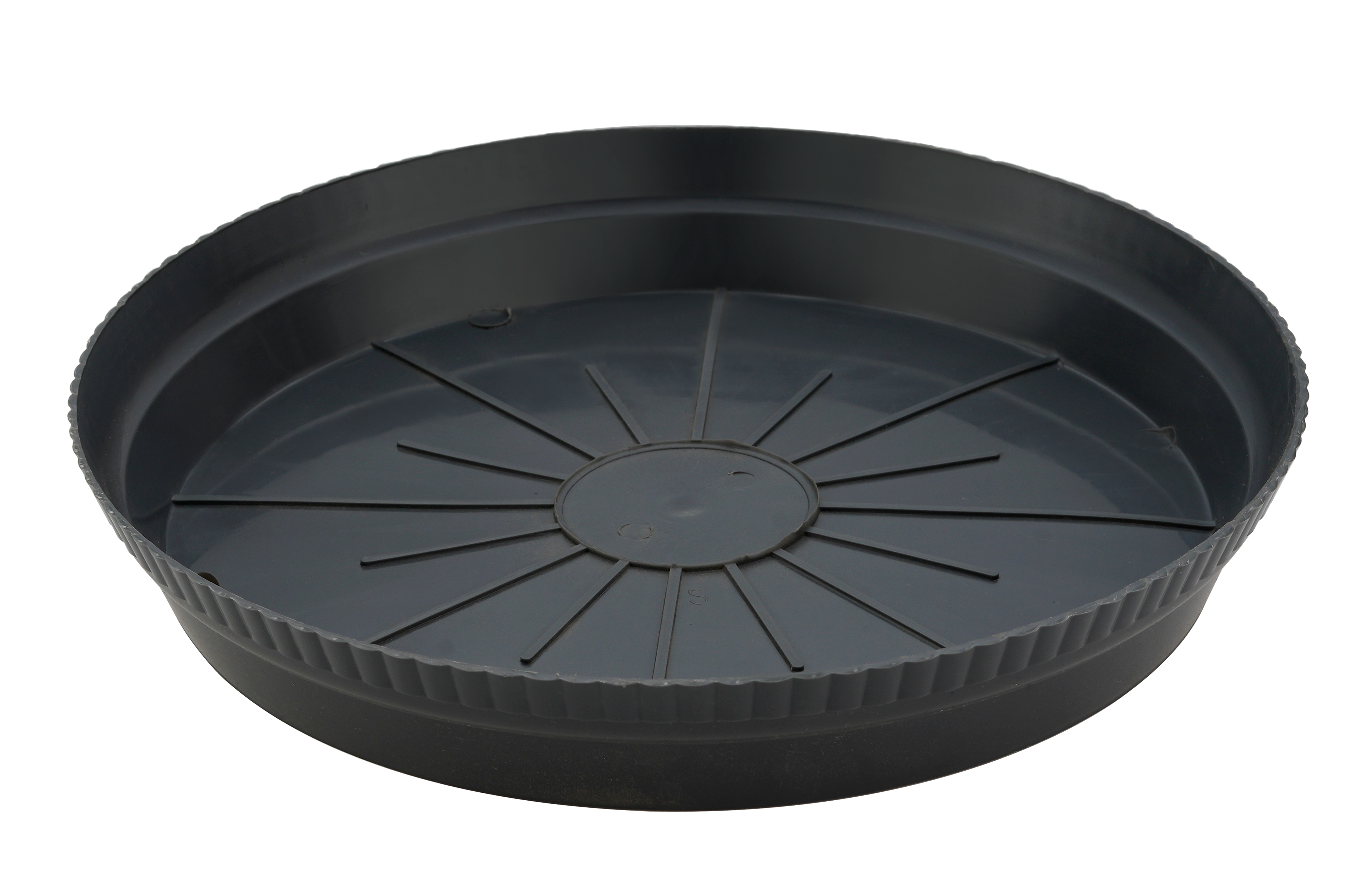 Planter Round Plates BLACK